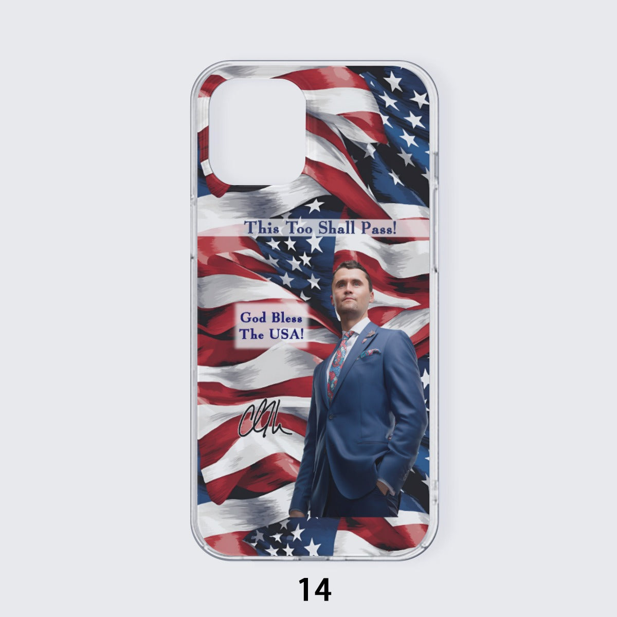 Charlie Kirk Memorial, iPhone 14 15 Series Mobile Phone Case