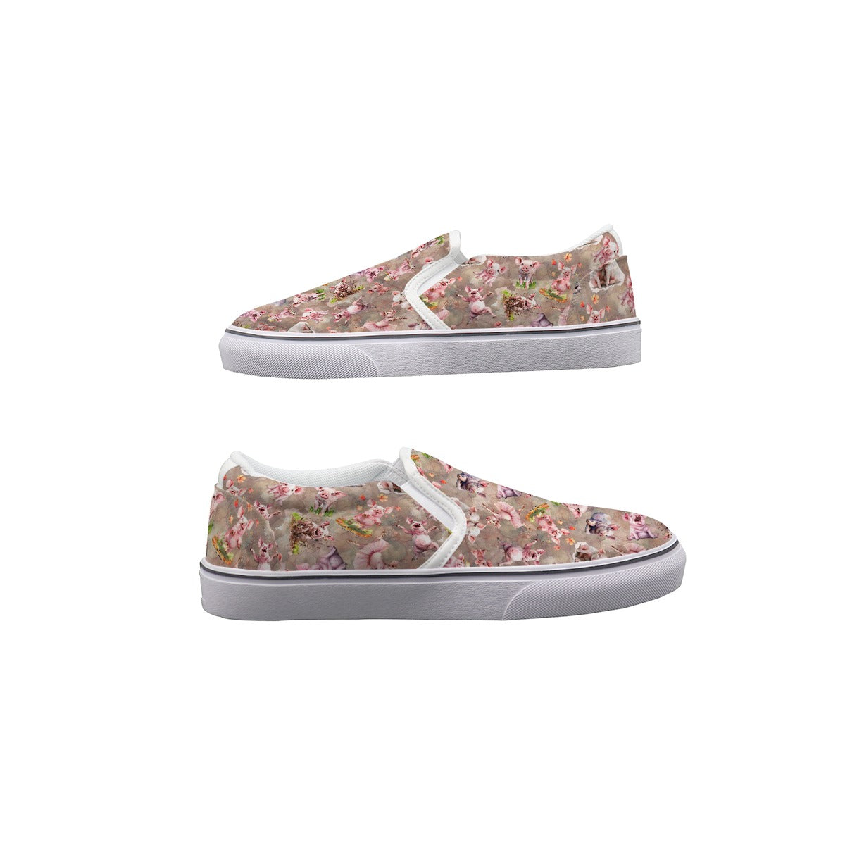 Animal Designs Women's Slip On Sneakers