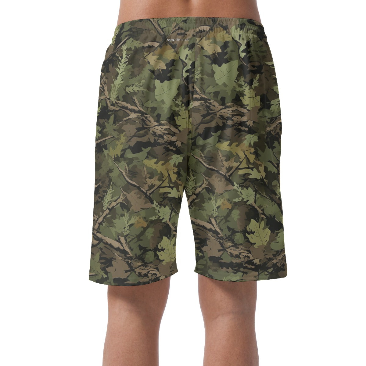 Bigfoot / Sasquatch on Camo OK Sign, Men’s Lightweight Casual Shorts