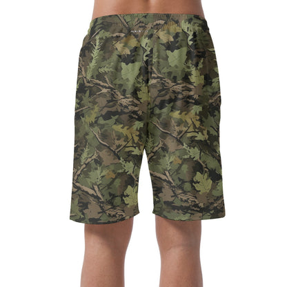 Bigfoot / Sasquatch on Camo OK Sign, Men’s Lightweight Casual Shorts