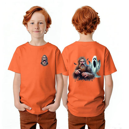 Bigfoot Sasquatch Designs, Kid’s Double Sided Gildan 5000B T Shirt