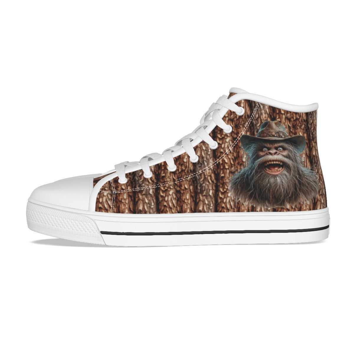 Sasquatch, Bigfoot Designs Kids Canvas Sneaker Shoes