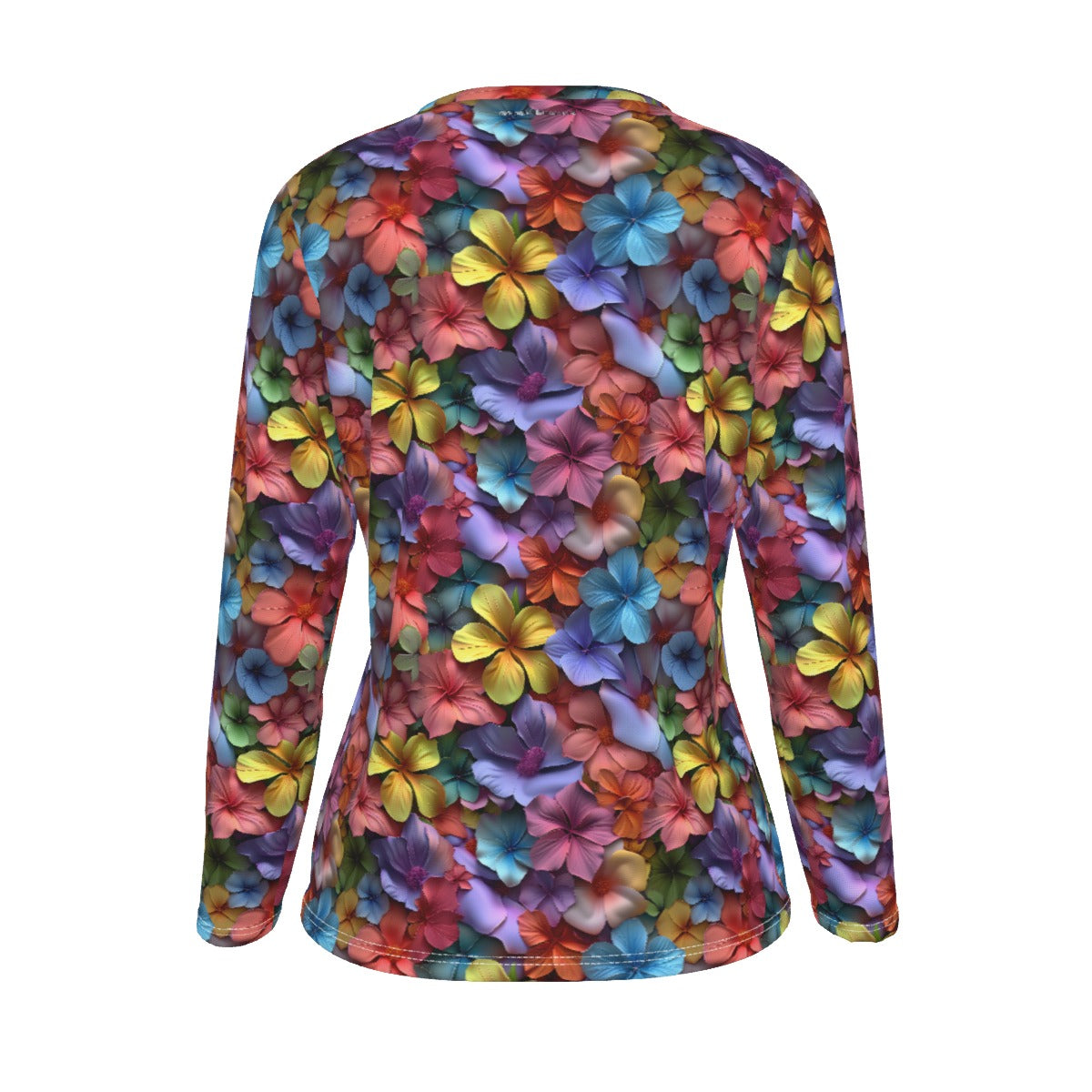 10 Beautiful Flower Designs, Women’s Oversized Cotton Tee Shirt