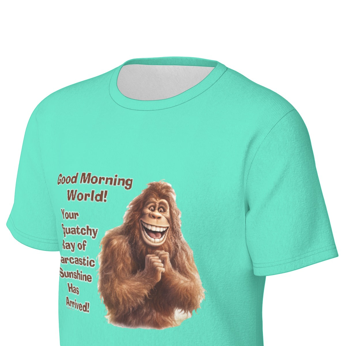 Bigfoot / Sasquatch "Good Morning...", Unisex Short Sleeve O-Neck Cotton T Shirt