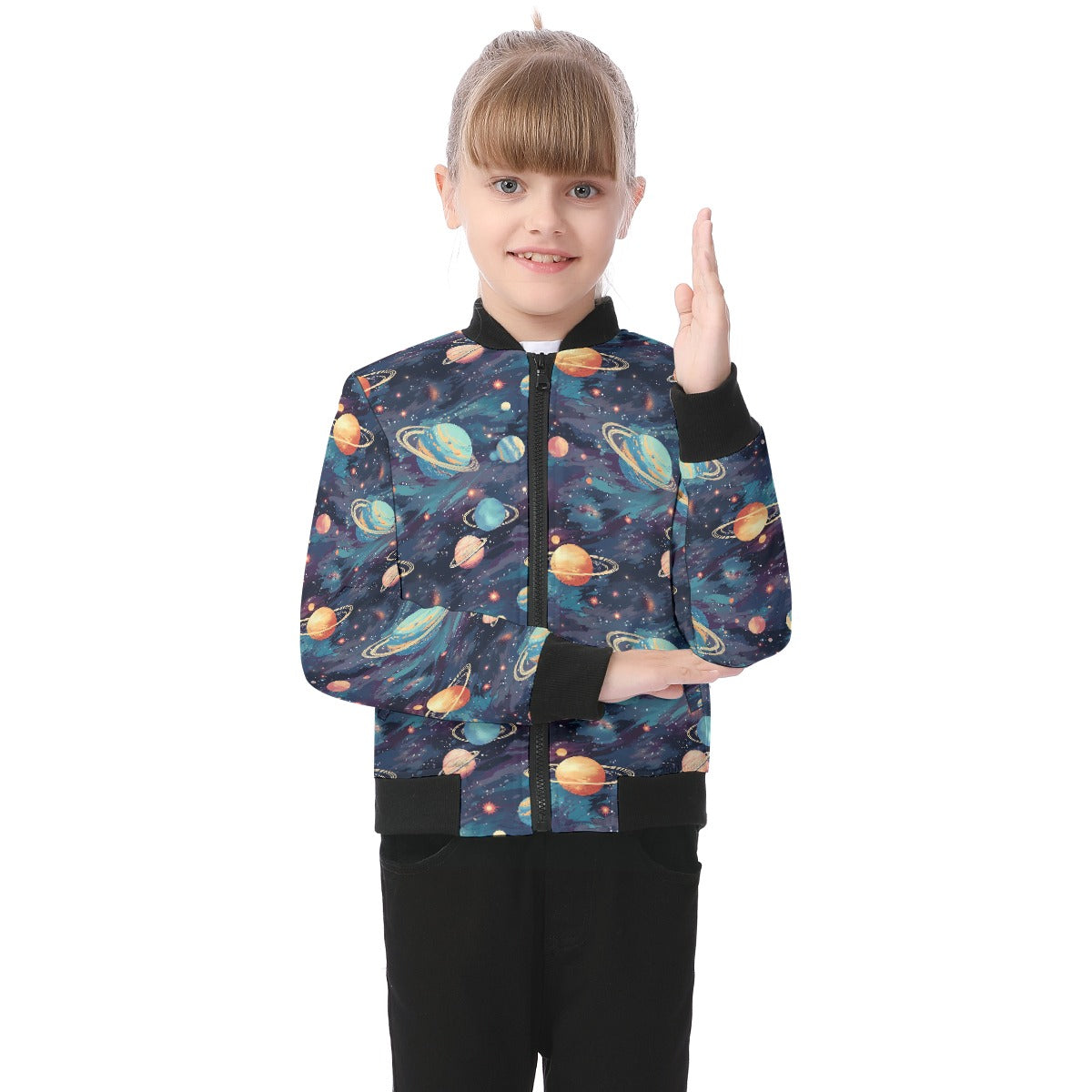 12 Galaxy / Outer Space Designs, Kid’s Bomber Jacket