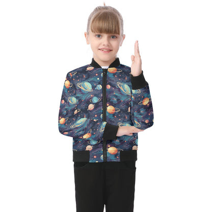 12 Galaxy / Outer Space Designs, Kid’s Bomber Jacket