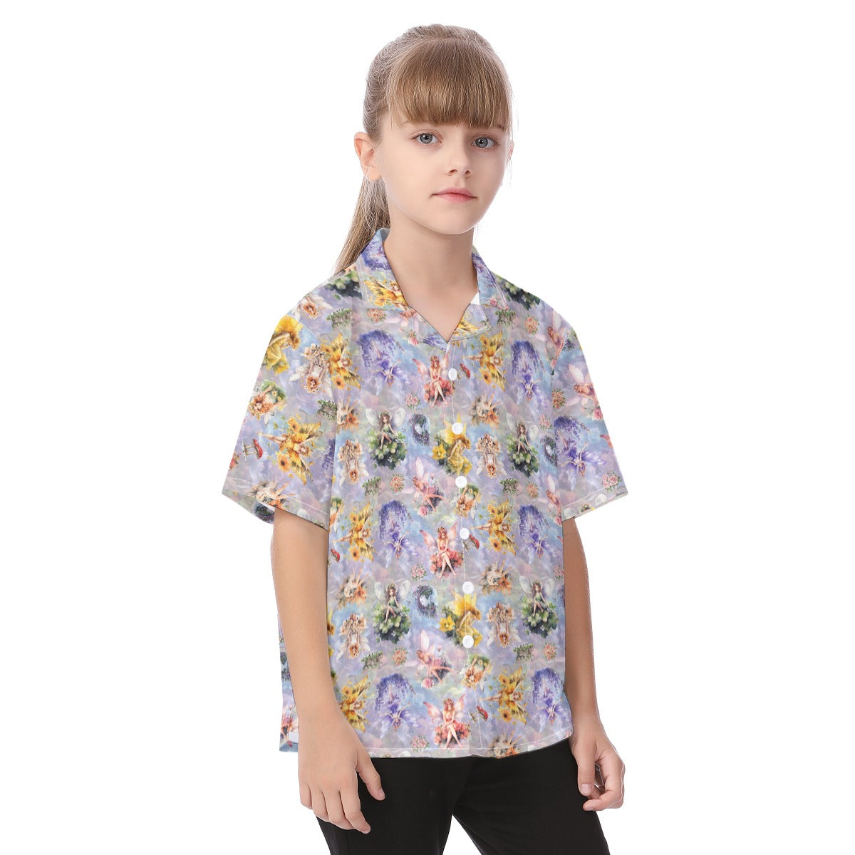 6 Fairy Designs, Kid's Hawaiian Vacation Shirt