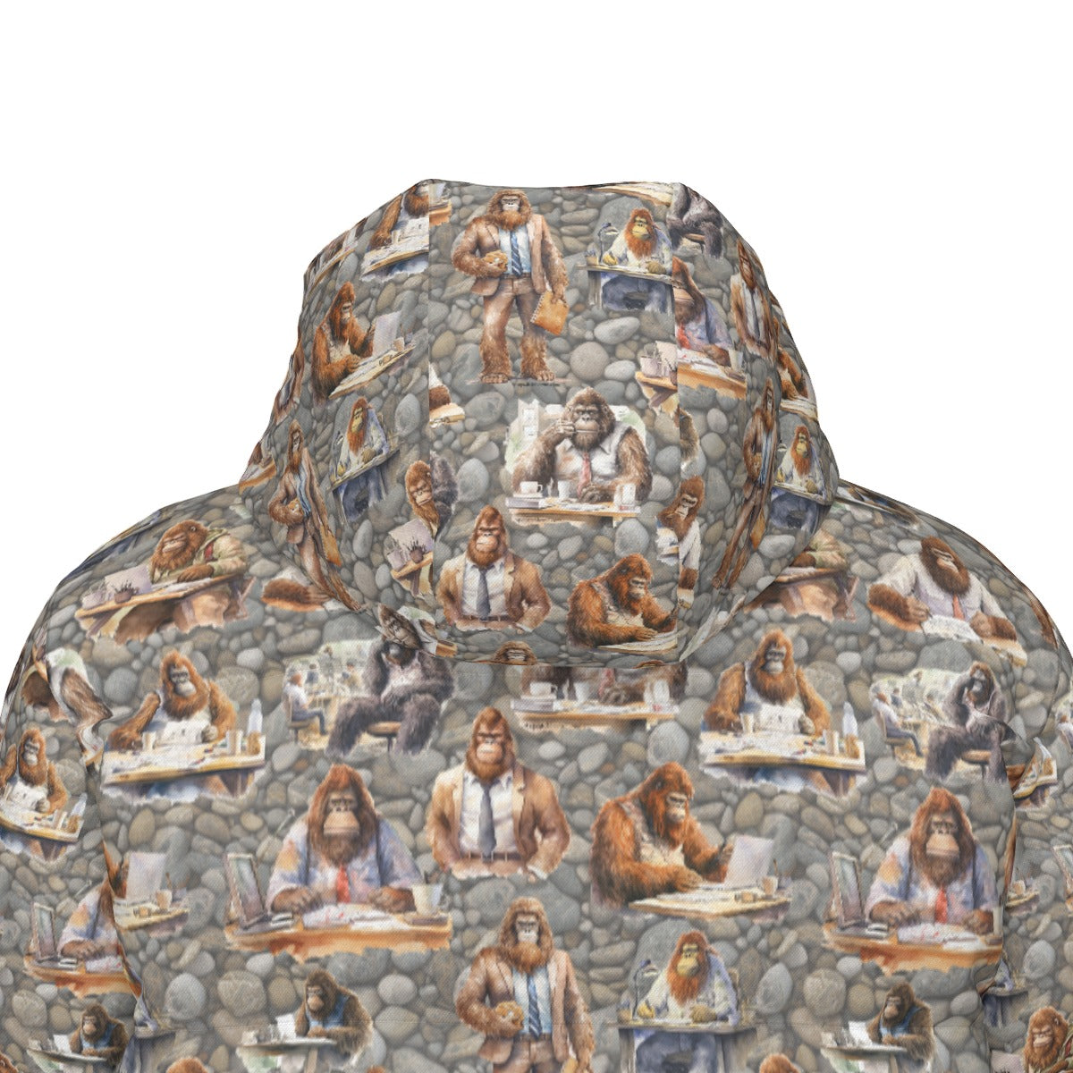 10 Bigfoot / Sasquatch Designs, Long Down Jacket / Coat