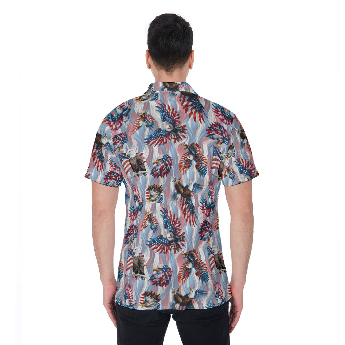 8 Patriotic Designs, Men's Polo Shirts