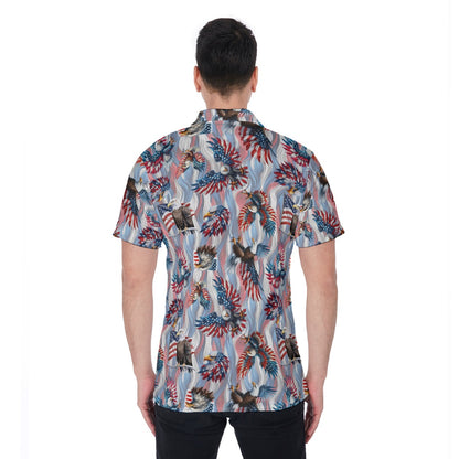 8 Patriotic Designs, Men's Polo Shirts