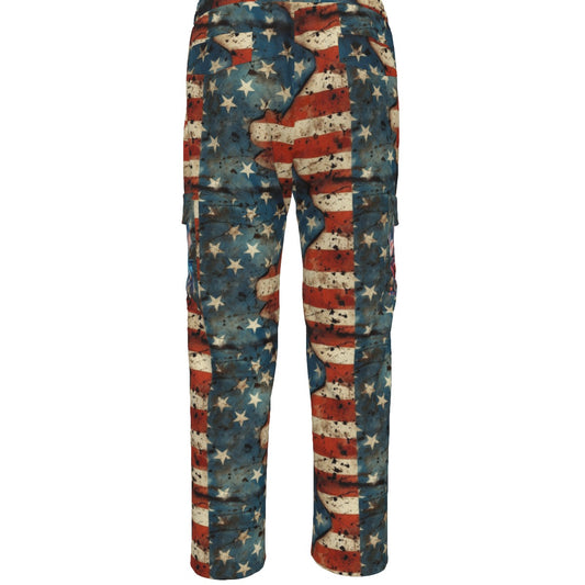 US Flag, Men’s Cargo Pants w/ Pockets