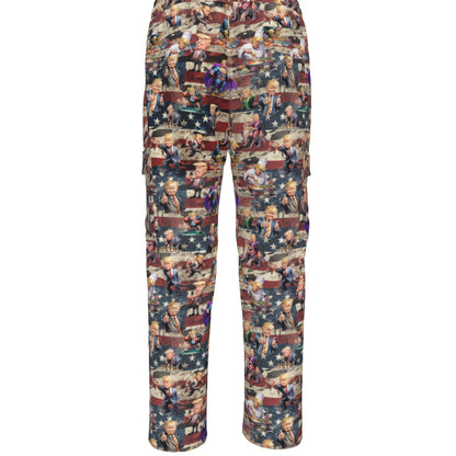 10 Donald Trump Designs, Men’s Cargo Pants w/ Pockets