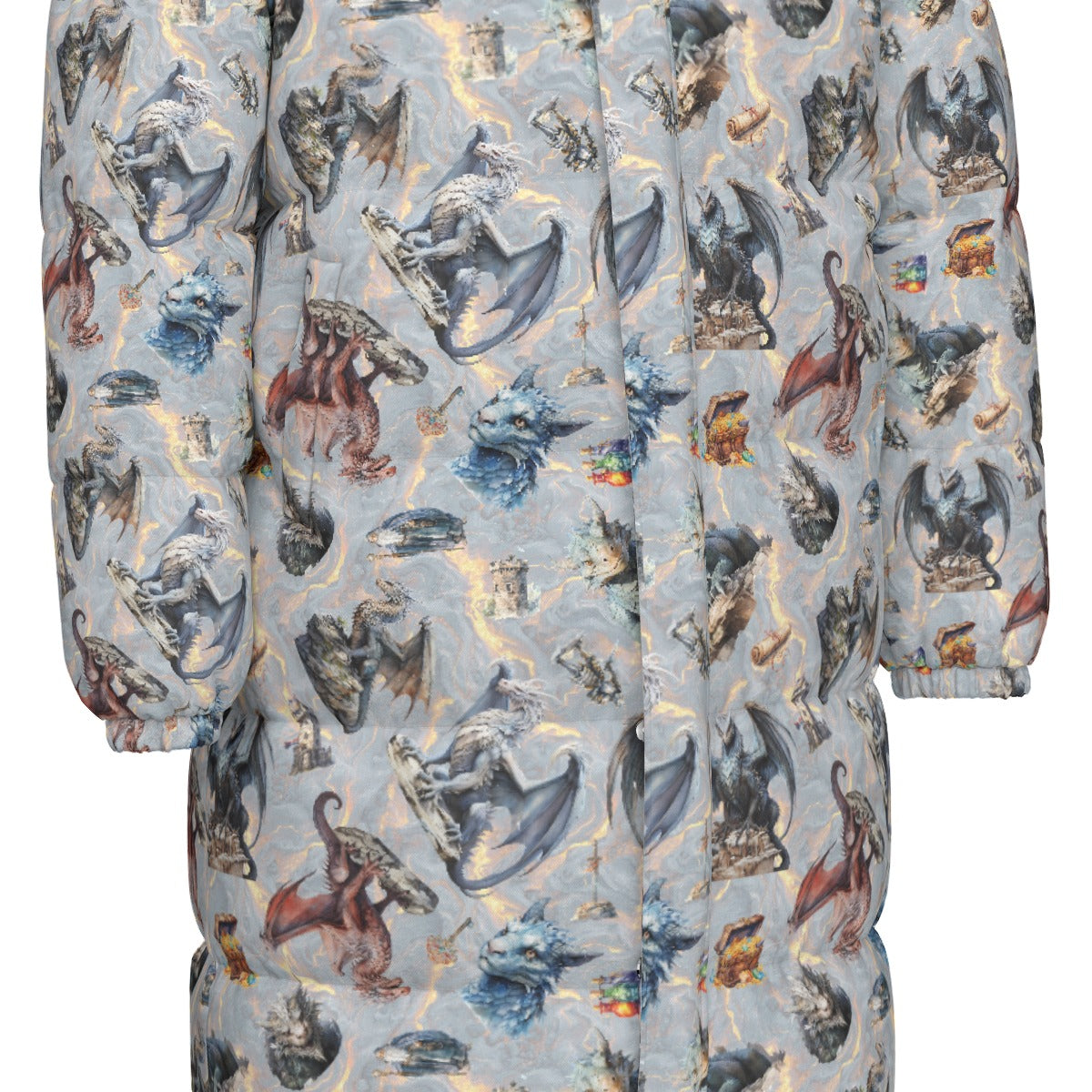 10 Misc Designs, Long Down Jacket / Coat