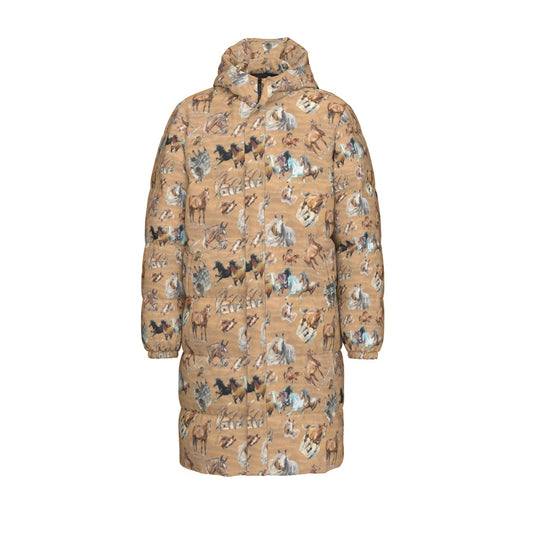 10 Animal Designs, Long Down Jacket / Coat