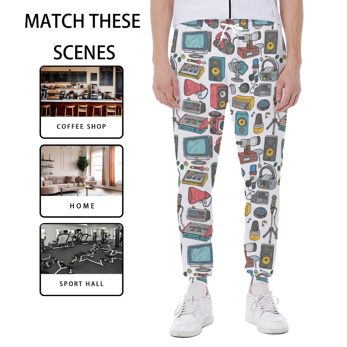 Electronics Design, Men’s Sweatpants w/ Back Pocket