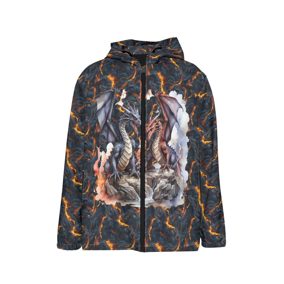 Dragon on Lava, Children’s Waterproof & Windproof Jacket