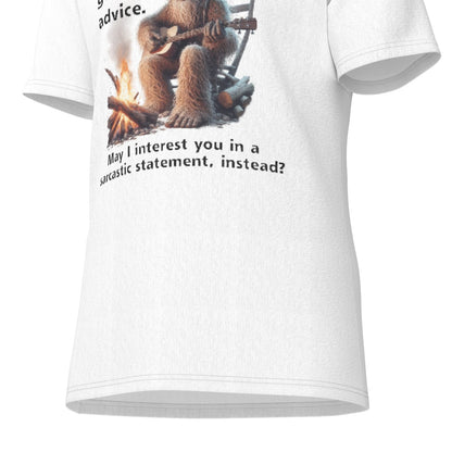 Bigfoot / Sasquatch, "I'm not good...", Unisex Short Sleeve O-Neck Cotton T Shirt