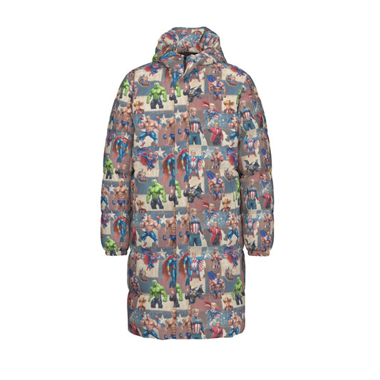 10 Donald Trump Designs, Long Down Jacket / Coat