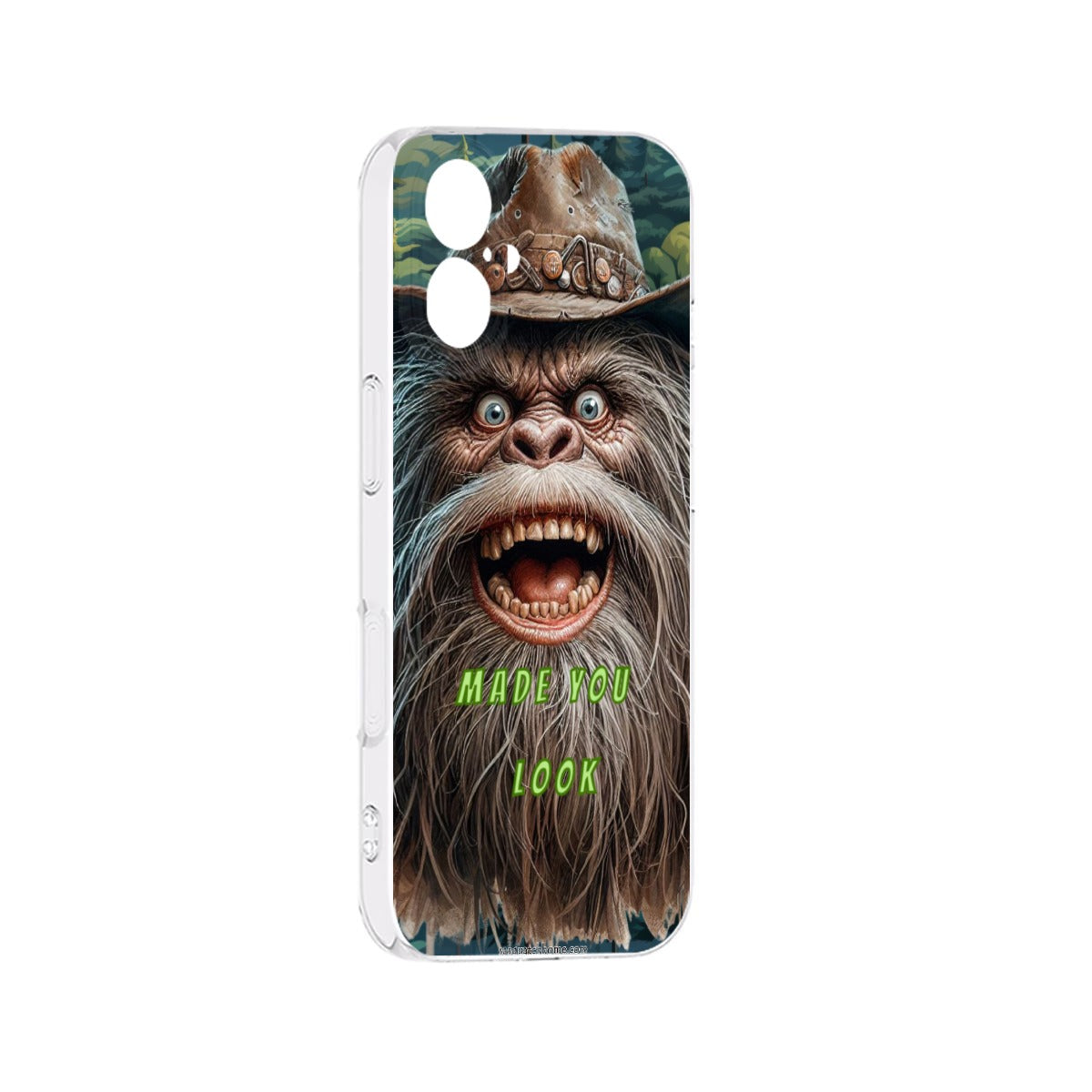 Bigfoot Sasquatch "Made you look",  IPhone 17 Series (4 models) TP Cell Mobile Phone Case