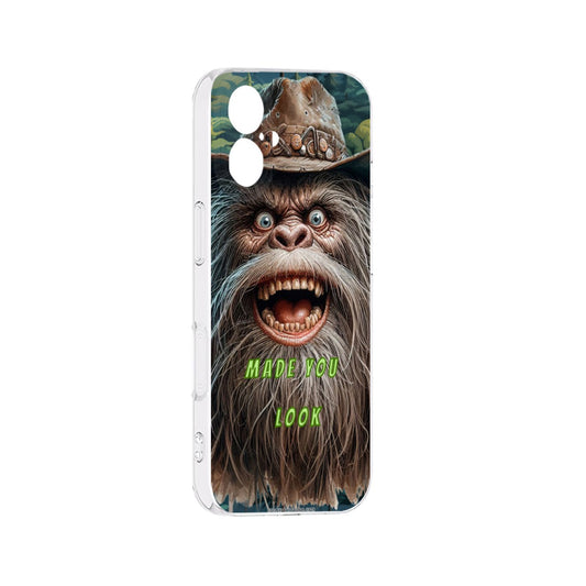 Bigfoot Sasquatch "Made you look",  IPhone 17 Series (4 models) TP Cell Mobile Phone Case