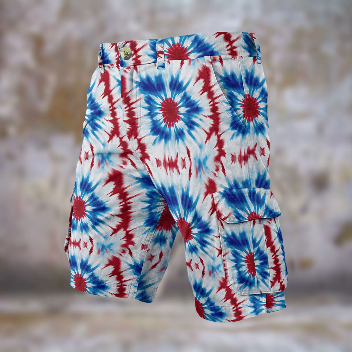 9 Tie Dye Designs, Men’s Cargo Shorts