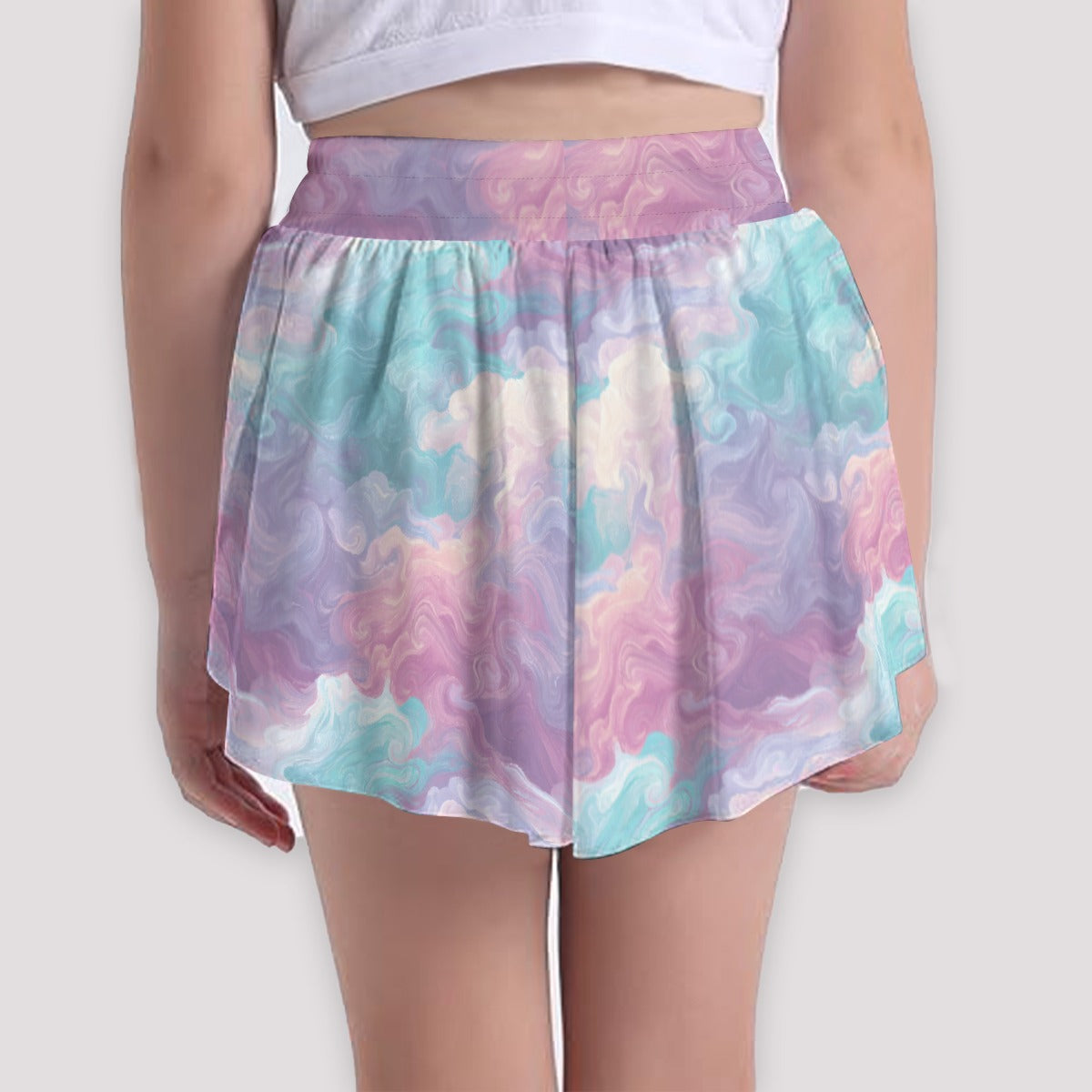 Unicorn, Girls Sports Culottes, Butterfly Shorts w/ Pocket