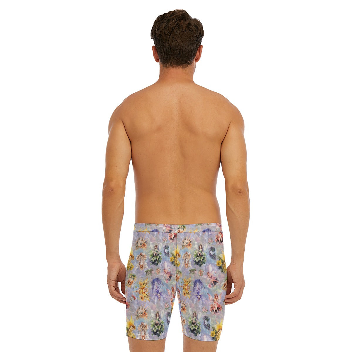 6 Fairy Designs, Men’s Long Boxer Briefs