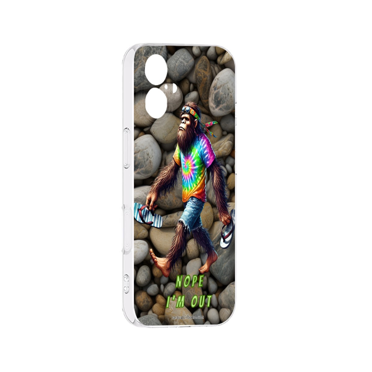 Hippie Bigfoot Sasquatch "Nope, I'm Out", IPhone 17 Series (4 models) TP Cell Mobile Phone Case