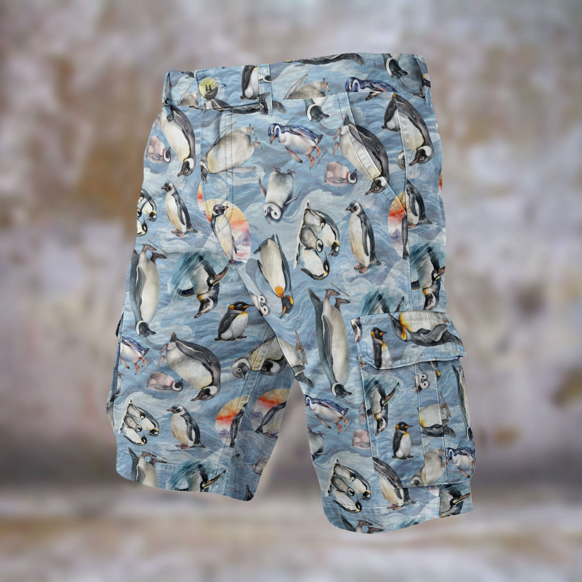 10 Animal Designs, Men’s Cargo Shorts