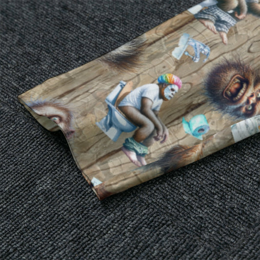 10 Bigfoot / Sasquatch Designs, Men’s Raglan Sleeve Pajamas with Wide Ankles