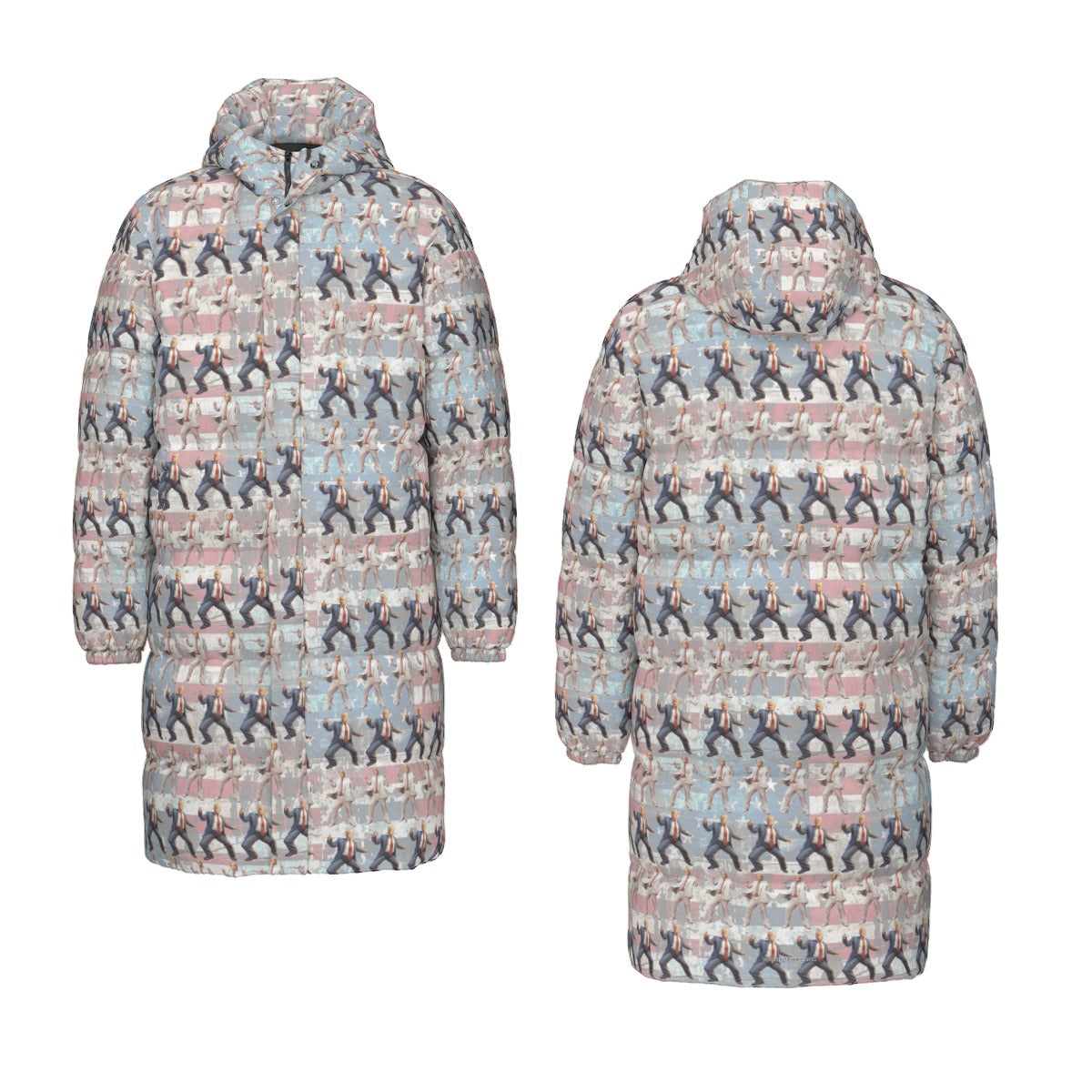 10 Donald Trump Designs, Long Down Jacket / Coat