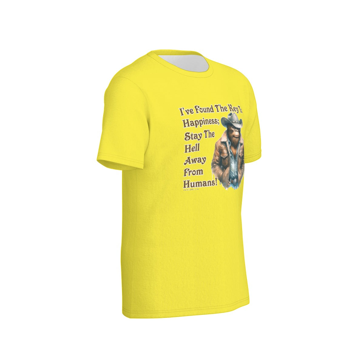 Bigfoot / Sasquatch "I've found the key..", O Neck Cotton T Shirt