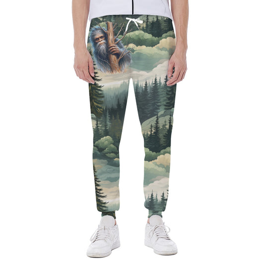 Hiding Bigfoot / Sasquatch in Woods, Men’s Sweatpants w/ Back Pocket