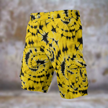 10 Tie Dye Designs, Men’s Cargo Shorts