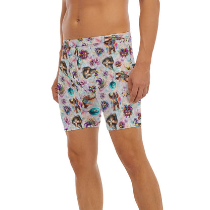 10 Bigfoot / Sasquatch, Men’s Long Boxer Briefs