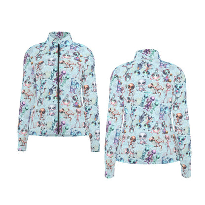 6 Alien Designs, Women’s Long Sleeve Thumbhole Jacket