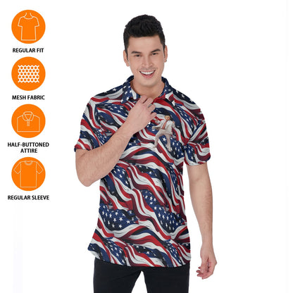 Donald Trump Dancing, Men's Polo Shirts