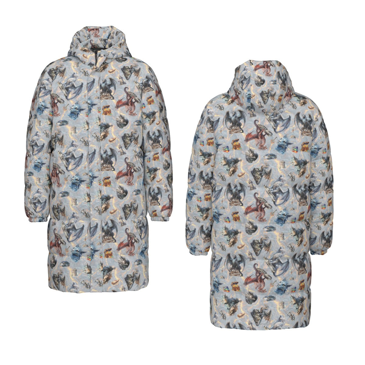 10 Misc Designs, Long Down Jacket / Coat