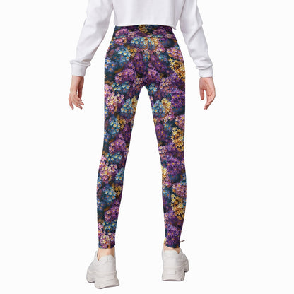 10 Beautiful Flower Designs, Kid’s Leggings
