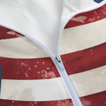 Donald Trump Superman, Adult Windbreaker Long Jacket