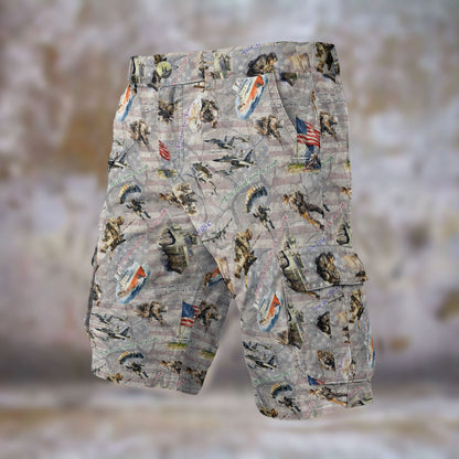 Military Design, Men’s Cargo Shorts
