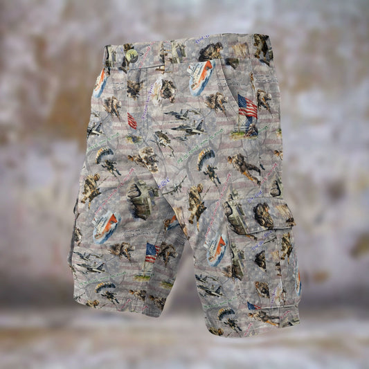 Military Design, Men’s Cargo Shorts