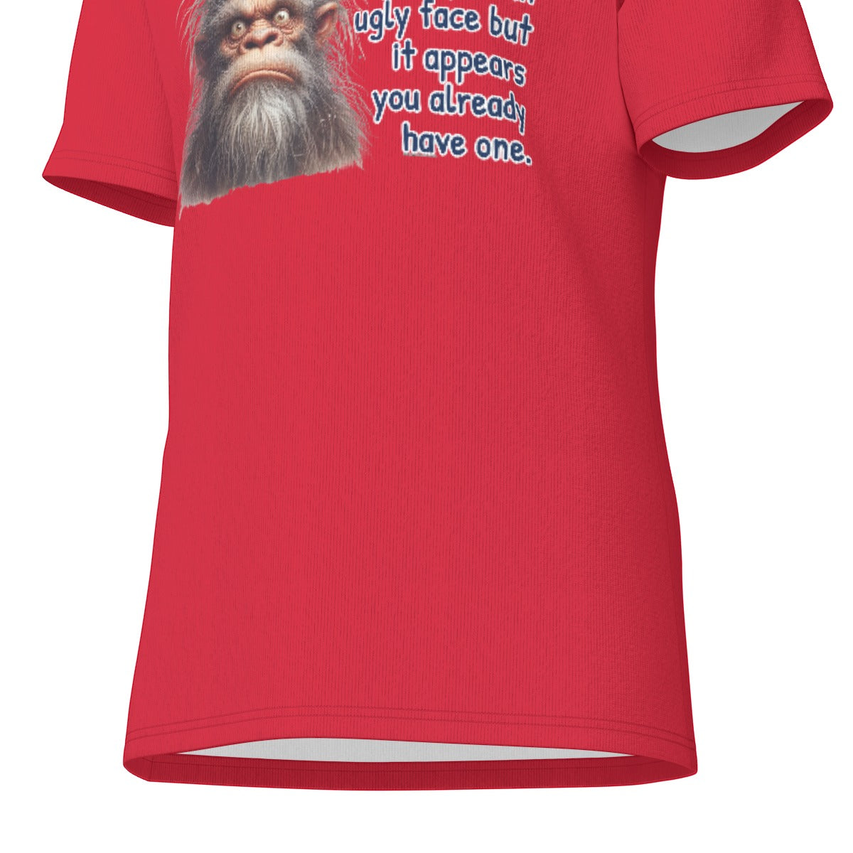 Bigfoot / Sasquatch "I was going to give you",  Unisex Short Sleeve O-Neck Cotton T Shirt
