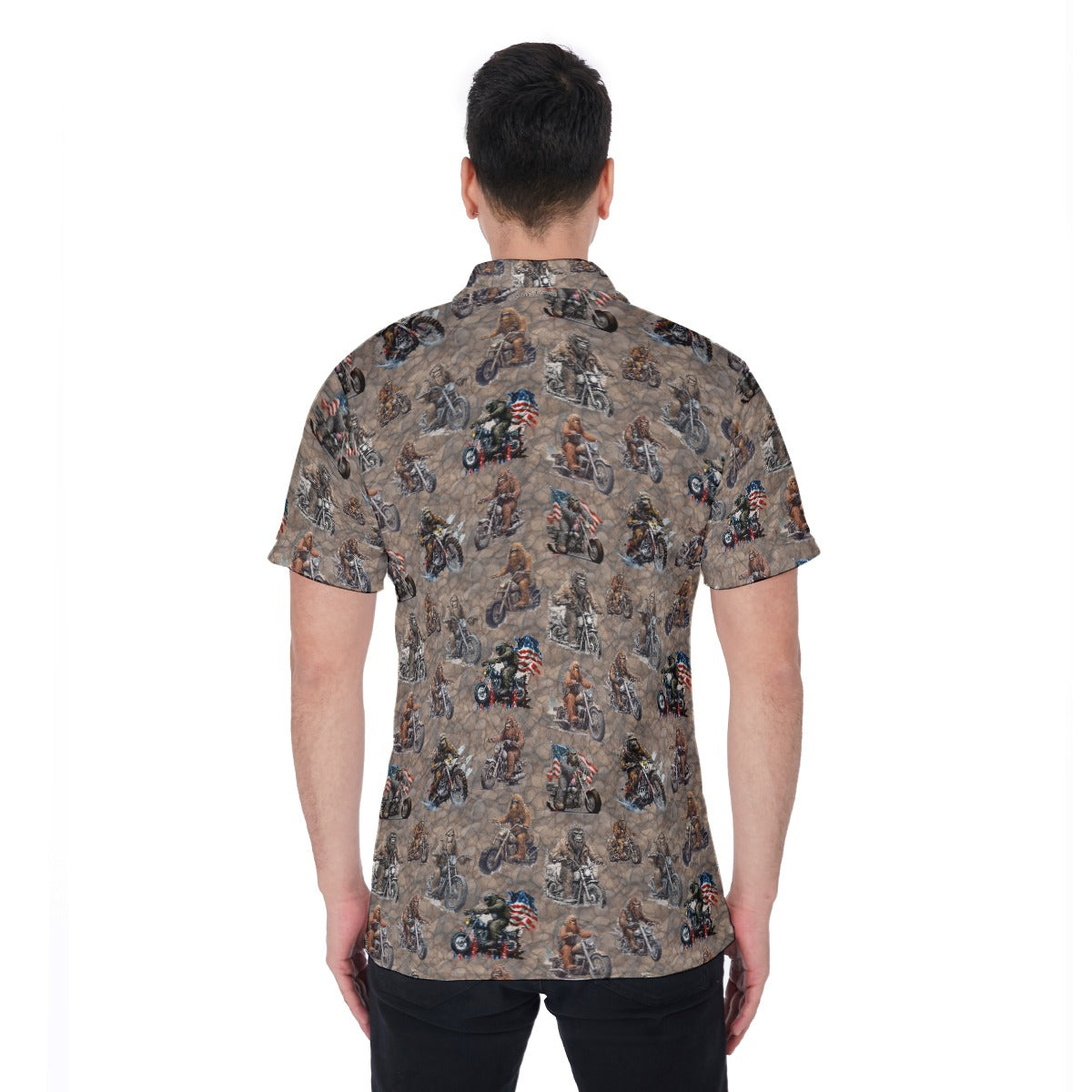 10 Bigfoot / Sasquatch Designs, Men's Polo Shirts