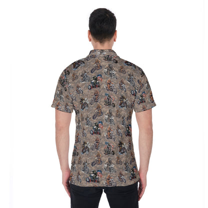 10 Bigfoot / Sasquatch Designs, Men's Polo Shirts