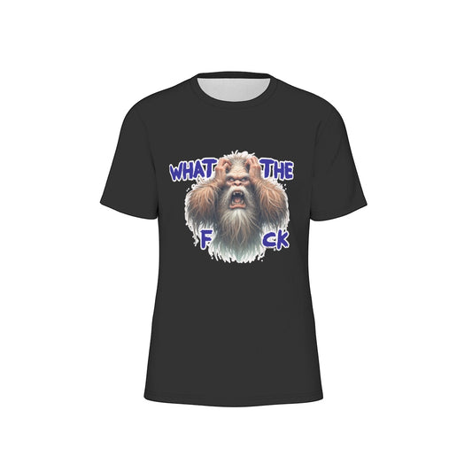 Bigfoot / Sasquatch "WTF", Unisex Short Sleeve O-Neck Cotton T Shirt