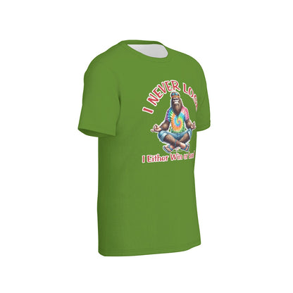 Bigfoot / Sasquatch, "I never lose..", Unisex Short Sleeve O-Neck Cotton T Shirt
