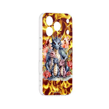 Dragons on Fire, IPhone 17 Series (4 models) TP Cell Mobile Phone Case