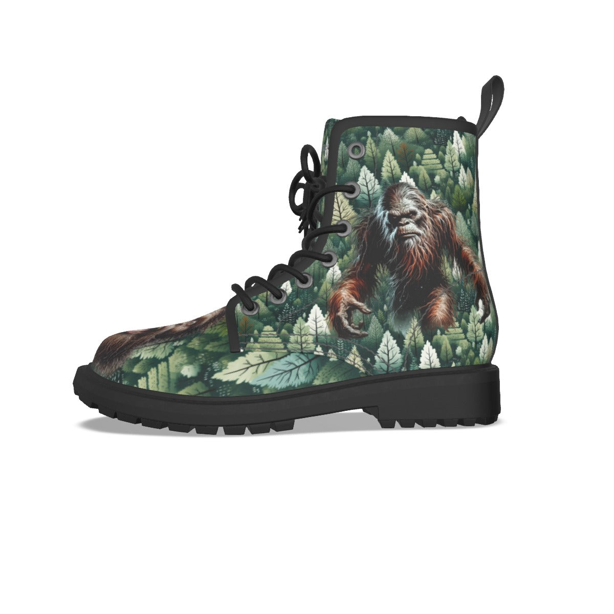 Sasquatch Bigfoot Themed, Women’s Martin Short Hiking Boots