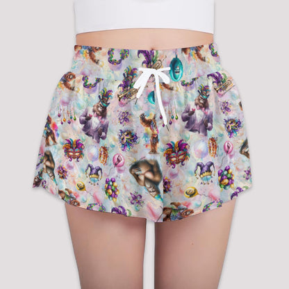 20 Bigfoot / Sasquatch Designs, Girls Sports Culottes, Butterfly Shorts w/ Pocket